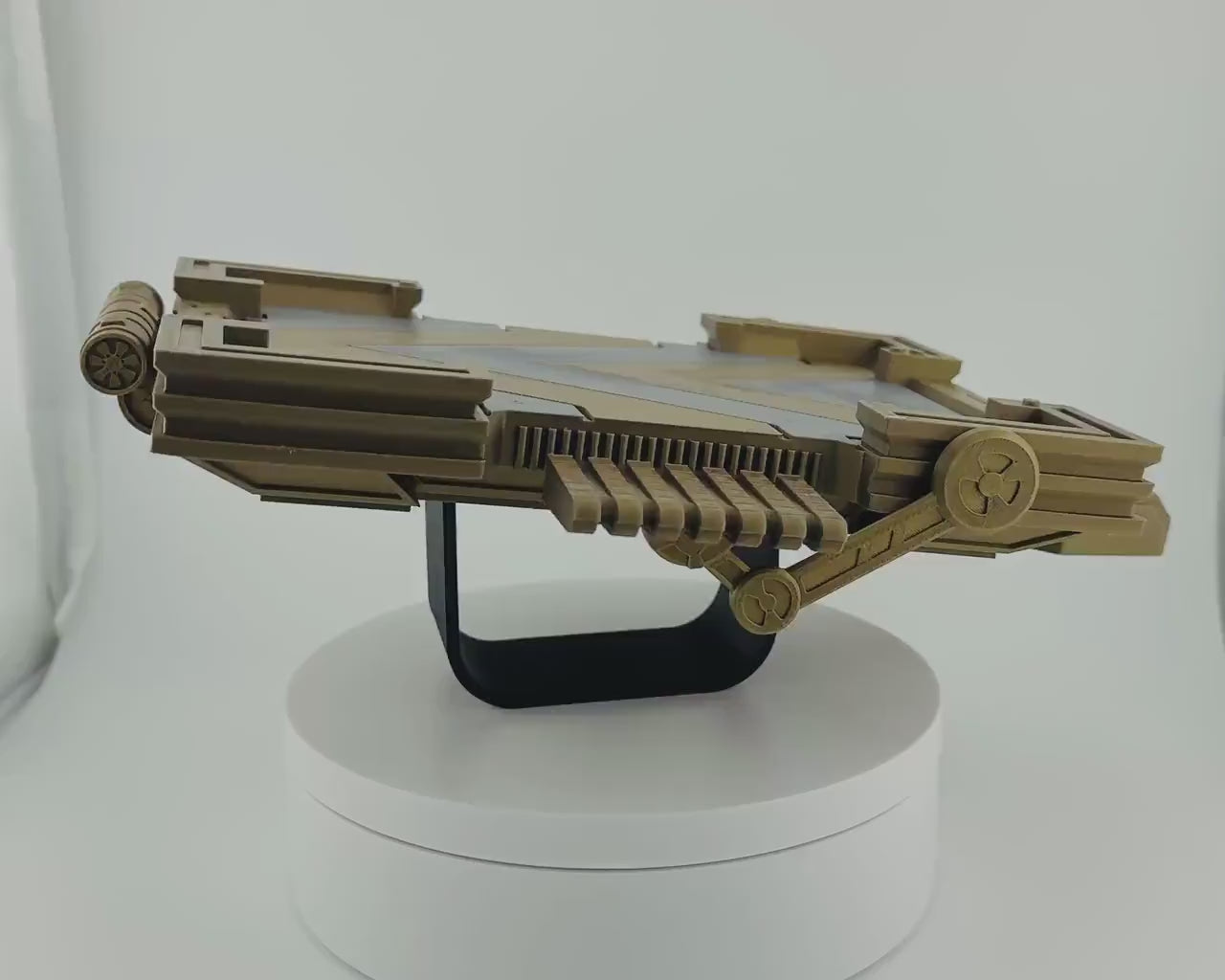 Mustafar Platform for Star Wars the Black Series | Duel on Mustafar Diorama 1/12 Scale | Black Series Display Stand | Landspeeder Luke