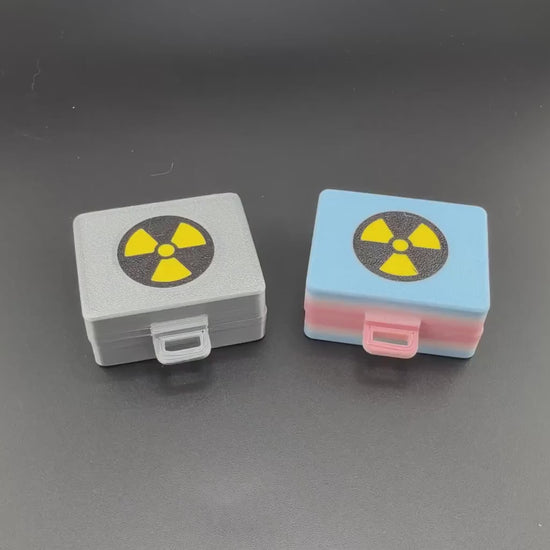 Nuke Briefcase Clicker Toy – Loud Mechanical Switch Fidget – Spy Toy, Desk Fidget, Stress Relief Gadget, Novelty Gift for Adults