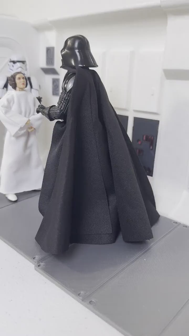 Tantive IV Diorama Display: Star Wars Black Series Figures, 3D Printed