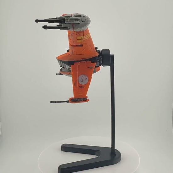 B-Wing Flight Stand – Cosmic Swap Modular Display System for Micro Galaxy Squadron | Fixed-Height, Multi-Height, and Dynamic Packs