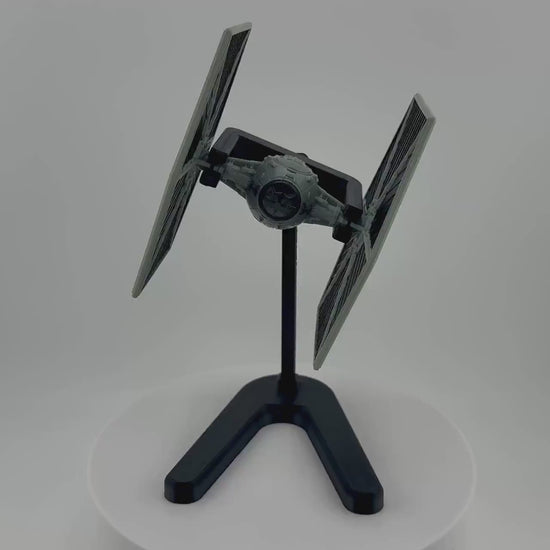 TIE Fighter Flight Stand STL File | Modular Display Stand for Micro Galaxy Squadron | Cosmic Swap Flight Stands Digital Download