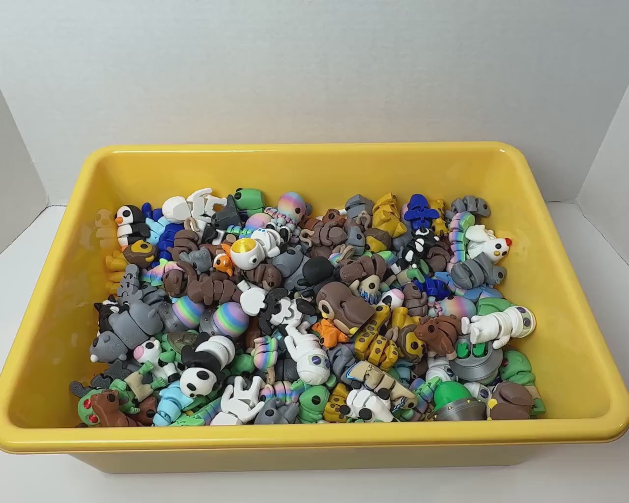 3D Printed Articulated Mini Animal Fidget Toy: Sensory Desk Pet