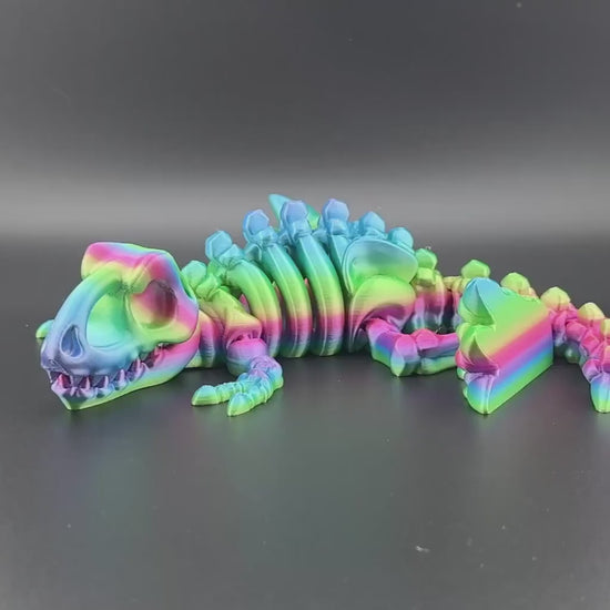 T-Rex Large Fidget Friend Flexi Articulated Sensory Fidget 3D Printed Animal Wiggle Stocking Stuffer Teacher Gift Tyrannosaurus Therapy Toy