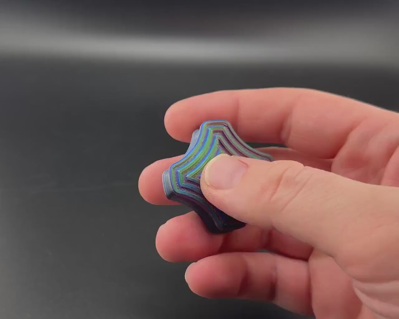 Magnetic Fidget Swinger: 3D Printed Desk Toy for Focus