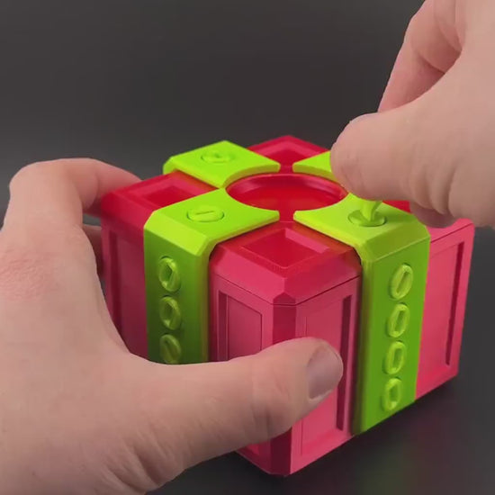 Annoying Gift Box | Gift Box with 20 Screws | 3D Printed Gag Gift | Gift Box Screws | Prank Gift | Office Gift | Teacher Gift | Prank Gift